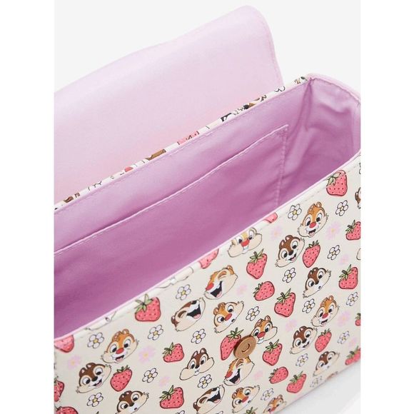 Loungefly Disney Chip 'N' Dale Strawberries Crossbody Bag - Picture 3 of 3